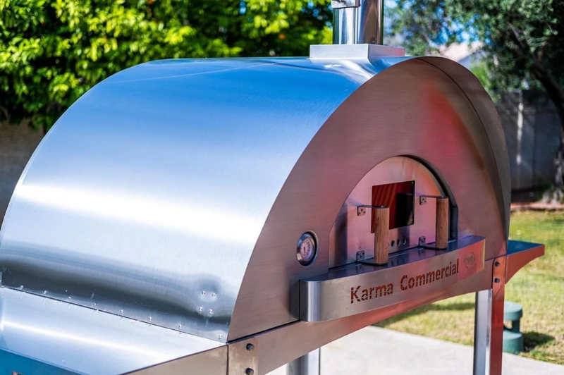 Commercial Wood Fired Oven, Karma 55 304 Stainless Steel
