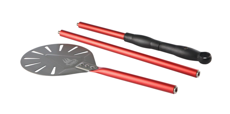 7" Round Pro Pizza Peel W/ Break Down Handle