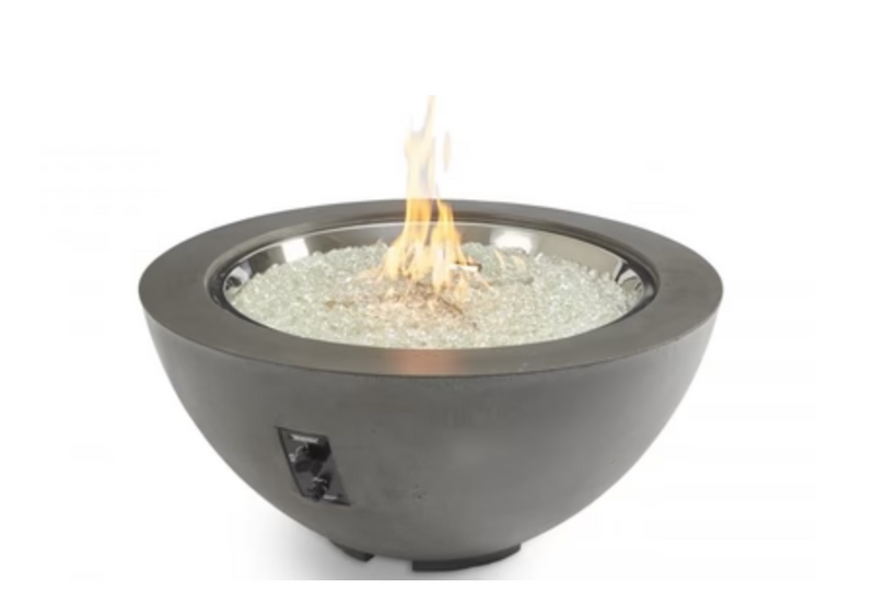 Fire Pit Bowl Midnight Mist Cove 42" Round Gas