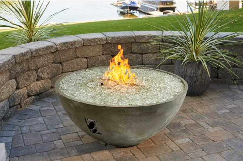 Fire Bowl 42" Round Natural Grey Cove Edge