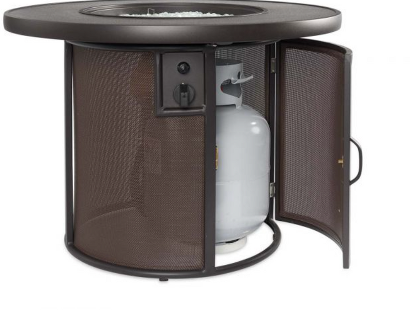 Fire Pit Table 32" Stonefire Dora Brown