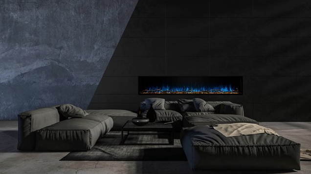 Modern Flames LPS-8014 Landscape Pro Slim Built-In Electric Fireplace