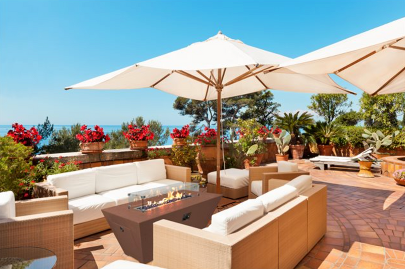 Olympus LP Rectangle Fire Pit