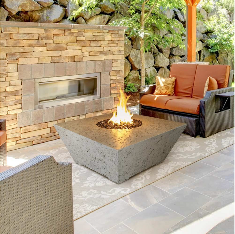 Olympus Square Fire Pit Table
