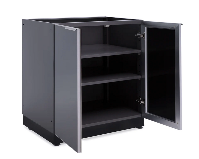 Outdoor Kitchen Aluminum 5 Piece Cabinet Set + Countertop