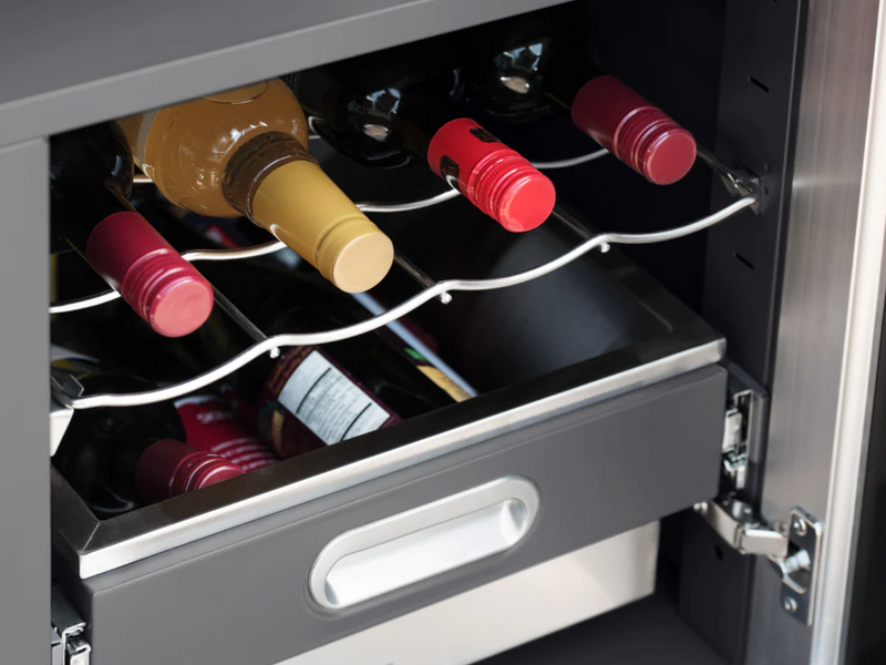 Outdoor Kitchen Aluminum 5 Piece Cabinet Set + Countertop