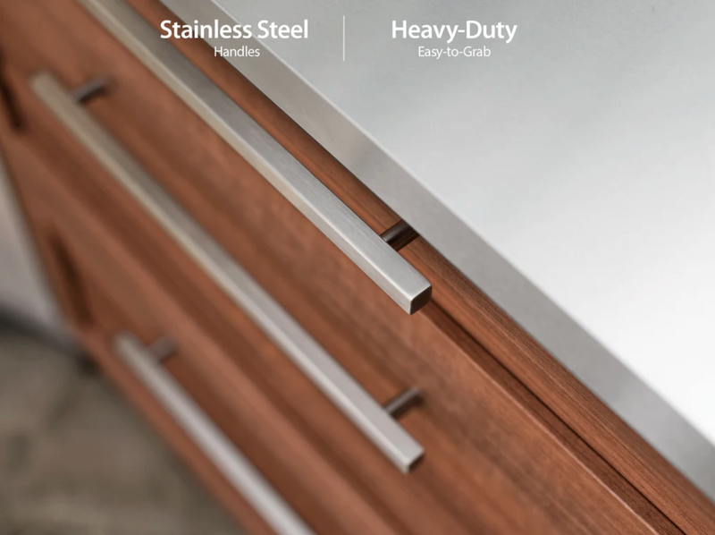 Outdoor Kitchen Grove 2 Piece Cabinet Set + Countertop