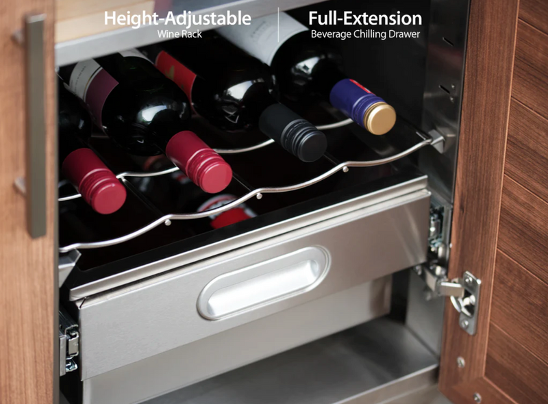 Outdoor Kitchen Grove 3 Piece Cabinet Set + Countertop