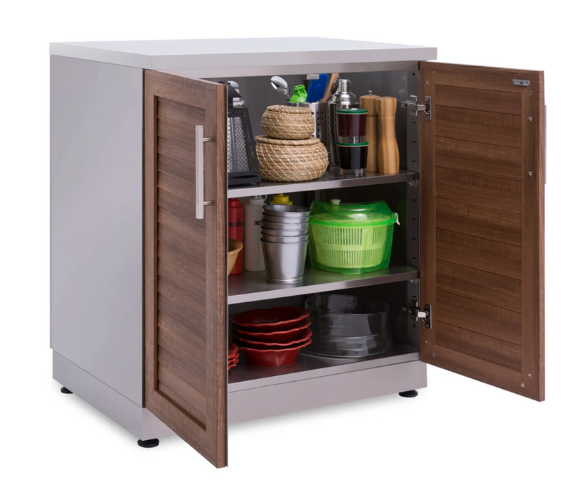 Outdoor Kitchen Grove 3 Piece Cabinet Set + Countertop