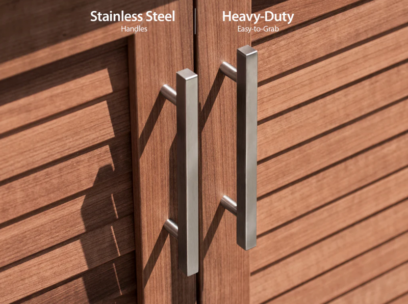 Outdoor Kitchen Grove 3 Piece Cabinet Set + Countertop