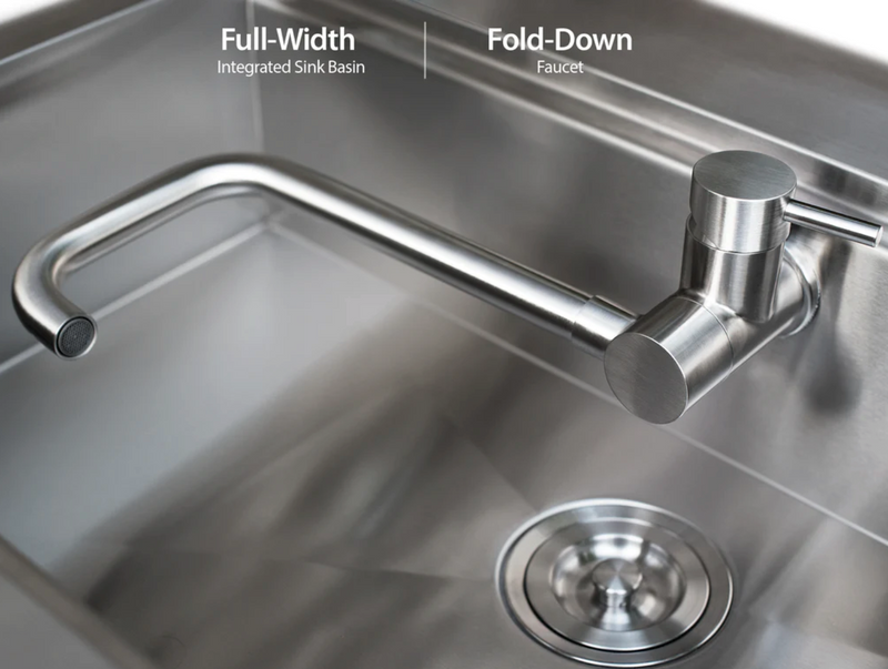 Outdoor Kitchen Grove 2 Piece Cabinet Set + Countertop