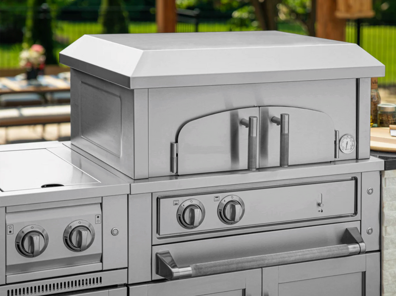 Outdoor Kitchen Platinum 33 in. Built-In Pizza Oven