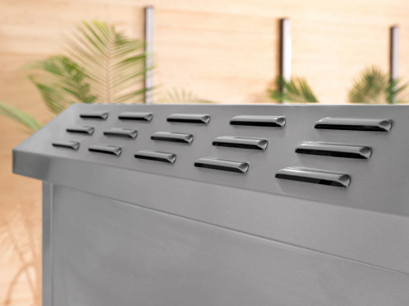 Outdoor Kitchen Platinum 33 in. Built-In Pizza Oven