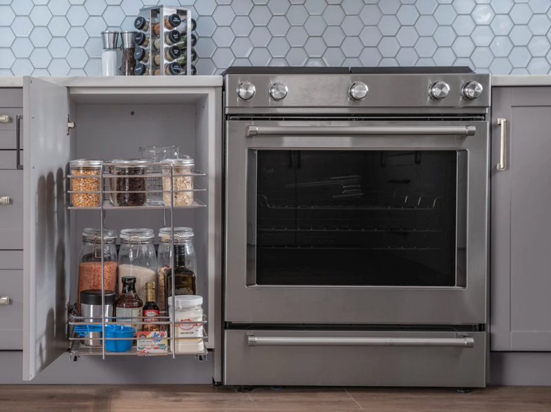 Home Kitchen 13 Piece Cabinet Set with Granite Countertops and Sink