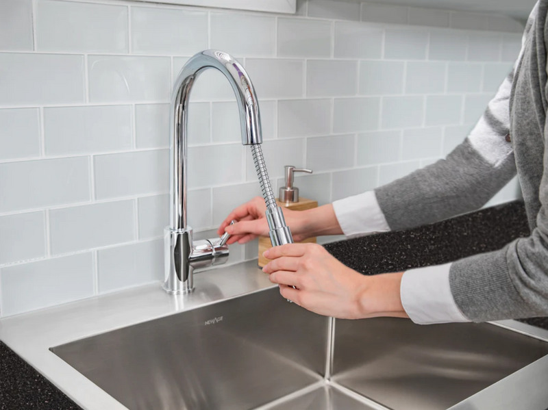 Home Kitchen 13 Piece Cabinet Set with Granite Countertops and Sink
