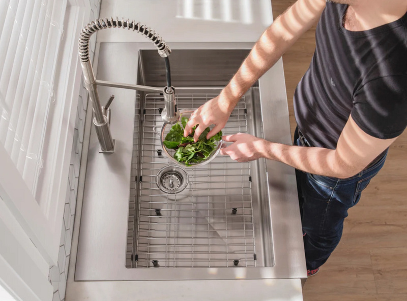 Home Laundry Room 7 Piece Cabinet Set with 36 in. Sink and Faucet