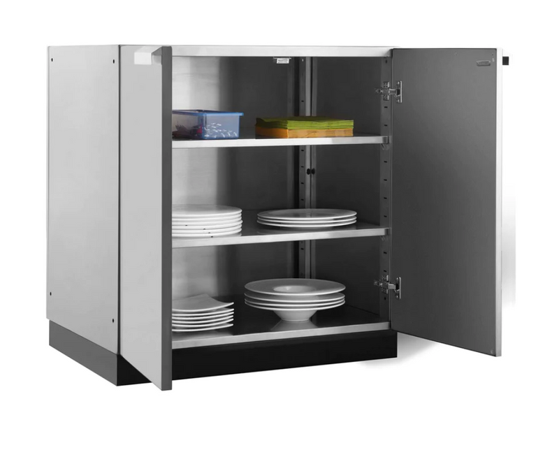 Outdoor Kitchen Stainless Steel 2-Door Cabinet