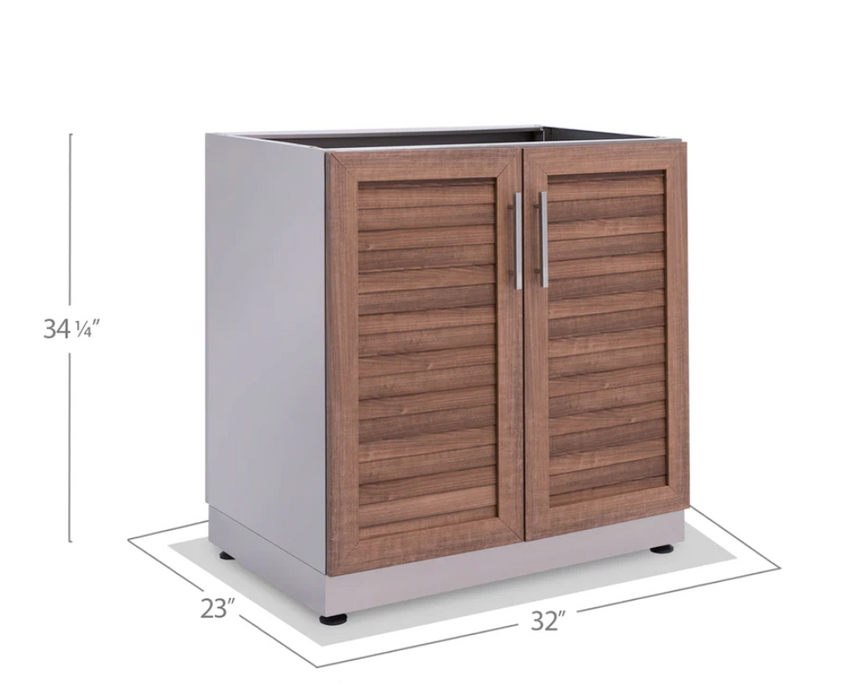 Outdoor Kitchen Stainless Steel Grove 2-Door Cabinet