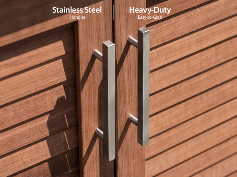 Outdoor Kitchen Stainless Steel Grove 2-Door Cabinet