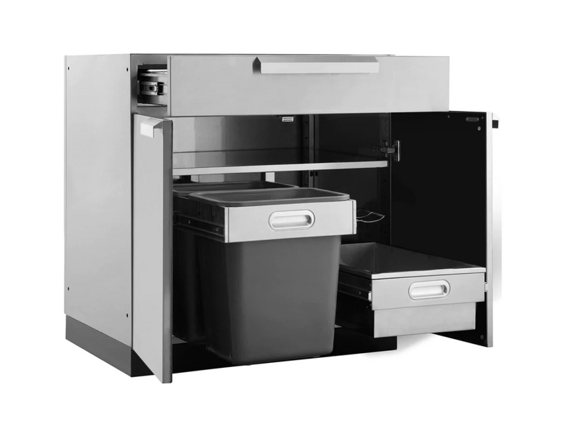 Outdoor Kitchen Stainless Steel 32" Bar Cabinet