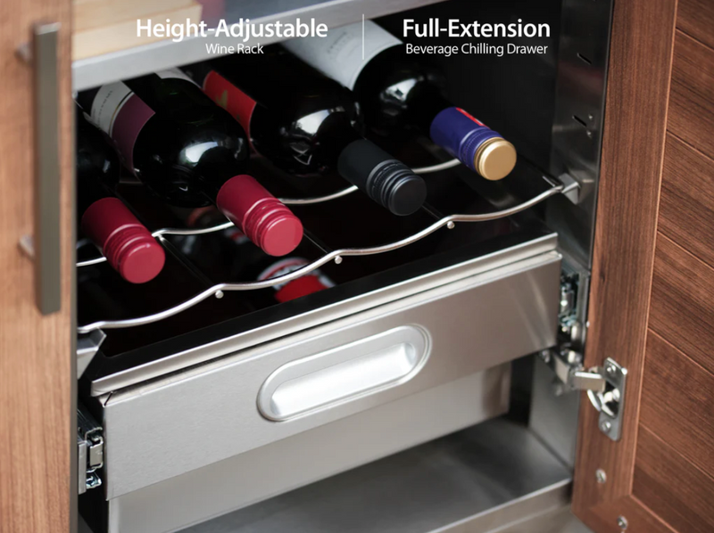 Outdoor Kitchen Stainless Steel Grove 32" Bar Cabinet