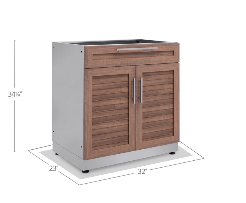 Outdoor Kitchen Stainless Steel Grove 32" Bar Cabinet