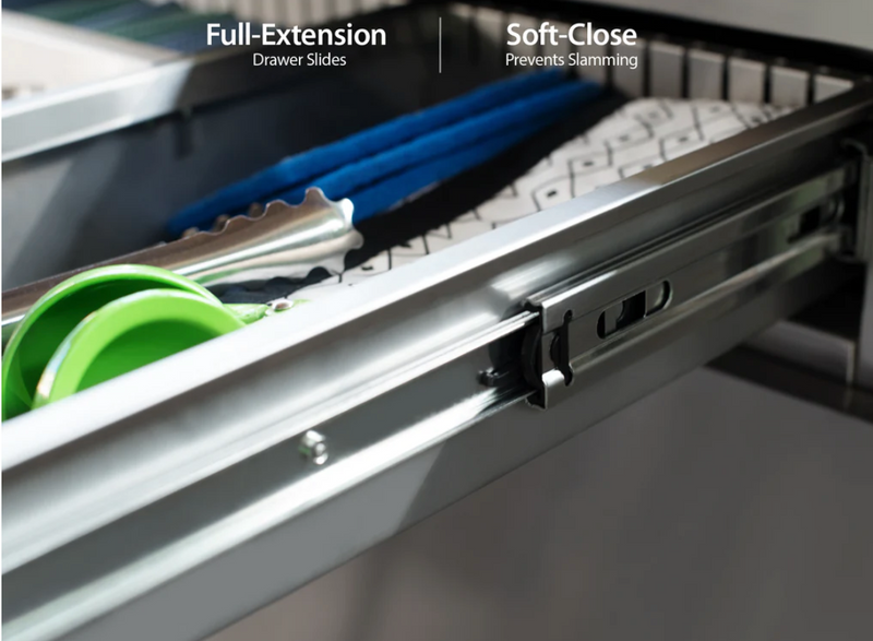 Outdoor Kitchen Stainless Steel 3-Drawer Cabinet