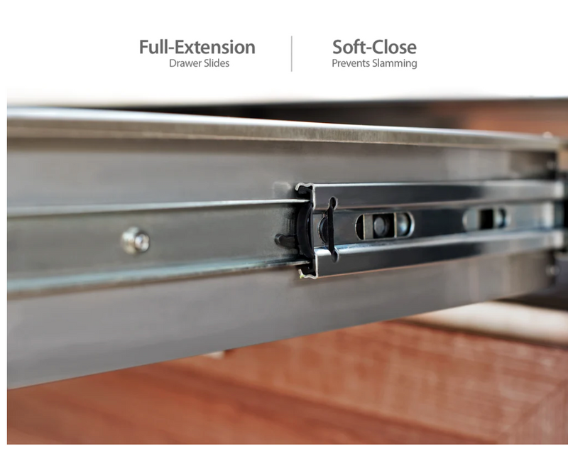 Outdoor Kitchen Stainless Steel Grove 3-Drawer Cabinet