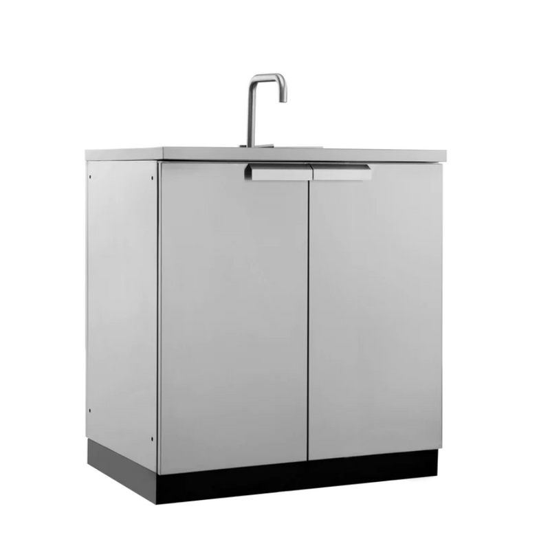 Outdoor Kitchen Stainless Steel 3-Drawer Cabinet