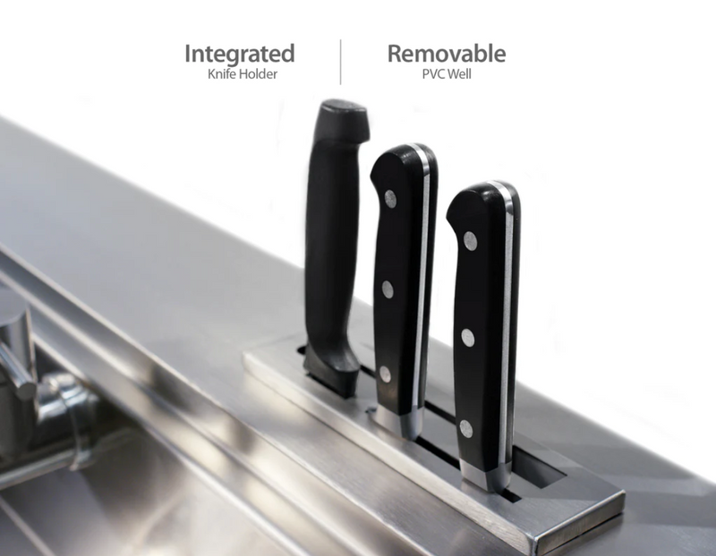 Outdoor Kitchen Stainless Steel 3-Drawer Cabinet