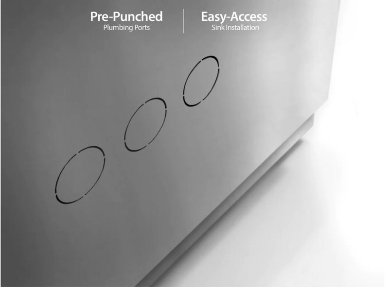 Outdoor Kitchen Stainless Steel 3-Drawer Cabinet