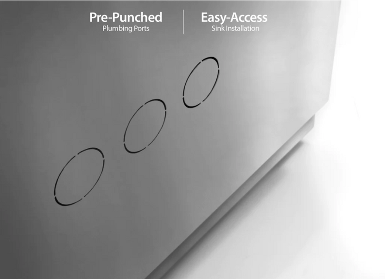 Outdoor Kitchen Stainless Steel Grove 2x 3-Drawer + Sink + Side burner