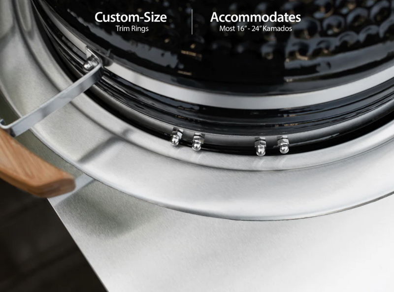 Outdoor Kitchen Stainless Steel Kamado Cabinet