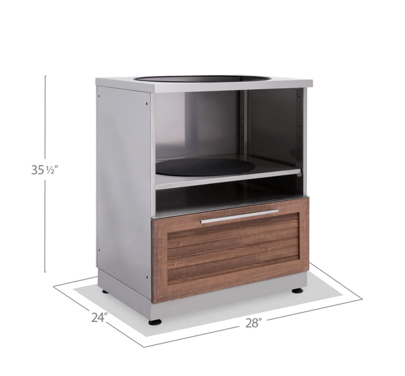 Outdoor Kitchen Stainless Steel Grove Kamado Cabinet