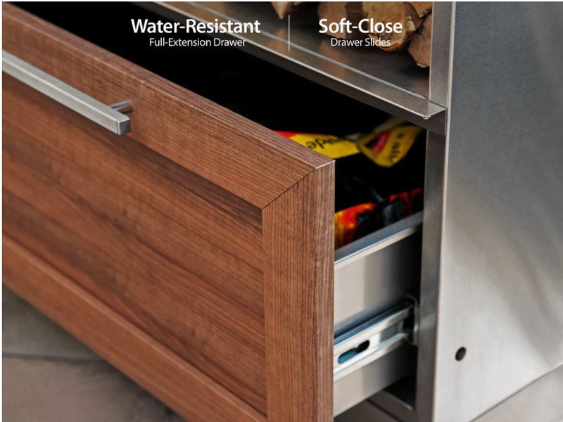 Outdoor Kitchen Stainless Steel Grove Kamado Cabinet