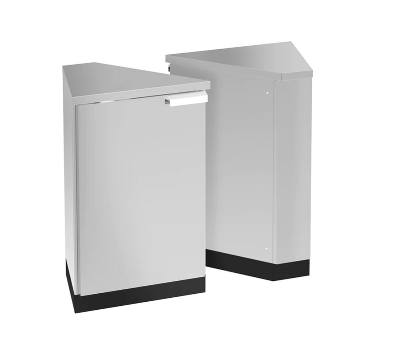 Outdoor Kitchen Stainless Steel 45 Degree Corner Cabinet