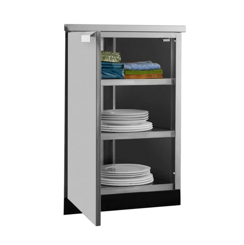 Outdoor Kitchen Stainless Steel 45 Degree Corner Cabinet