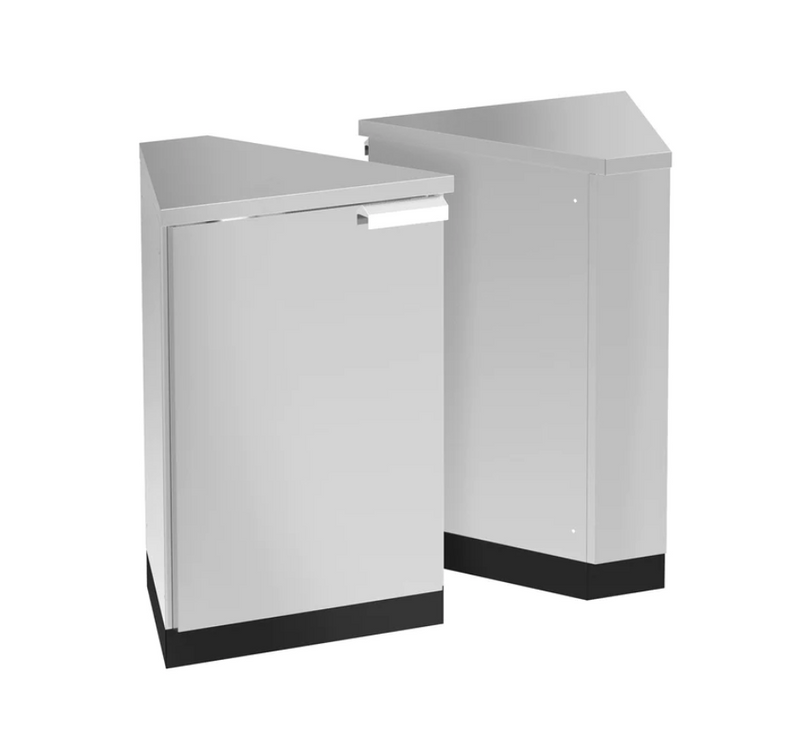 Outdoor Kitchen Stainless Steel 45 Degree Corner Cabinet