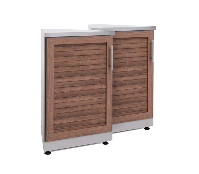 Outdoor Kitchen Stainless Steel Grove 45 Degree Corner Cabinet