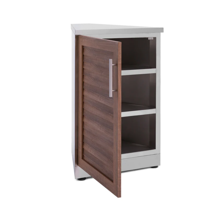 Outdoor Kitchen Stainless Steel Grove 45 Degree Corner Cabinet