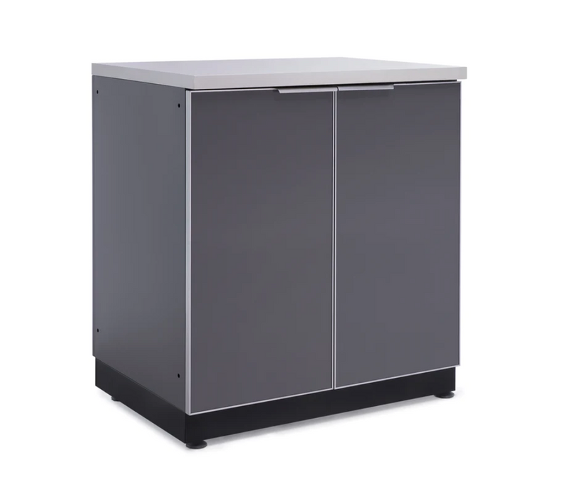 Outdoor Kitchen Aluminum 2-Door Cabinet