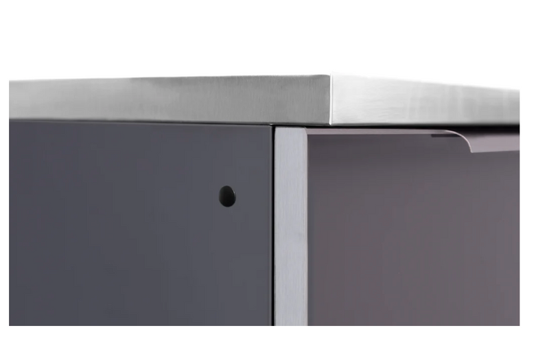 Outdoor Kitchen Aluminum 2-Door Cabinet