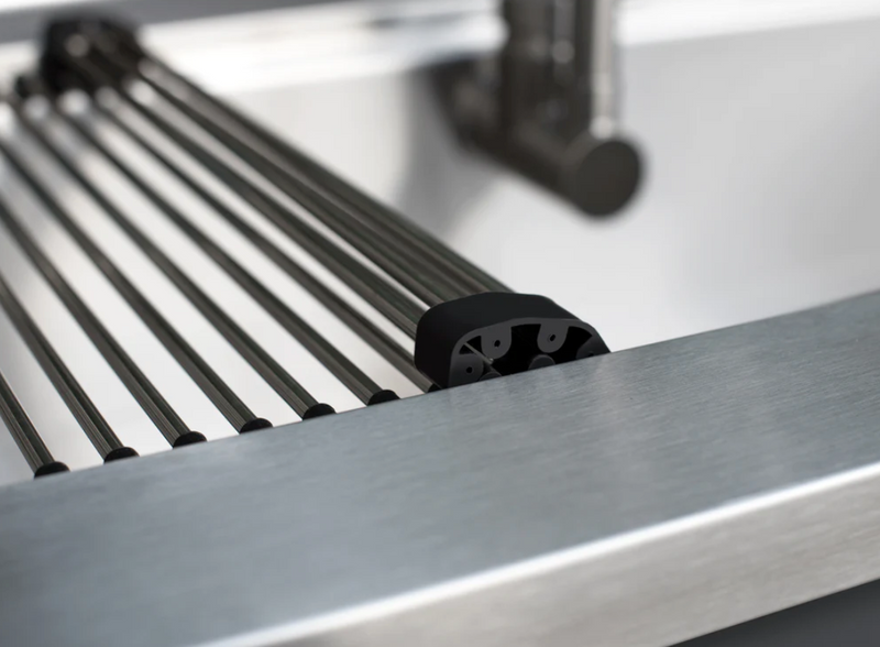 Outdoor Kitchen Aluminum Triple drawer + Sink Cabinet - Slate Gray