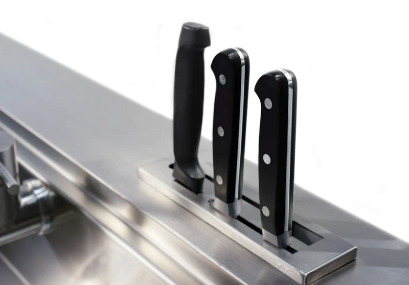 Outdoor Kitchen Aluminum Triple drawer + Sink Cabinet - Slate Gray