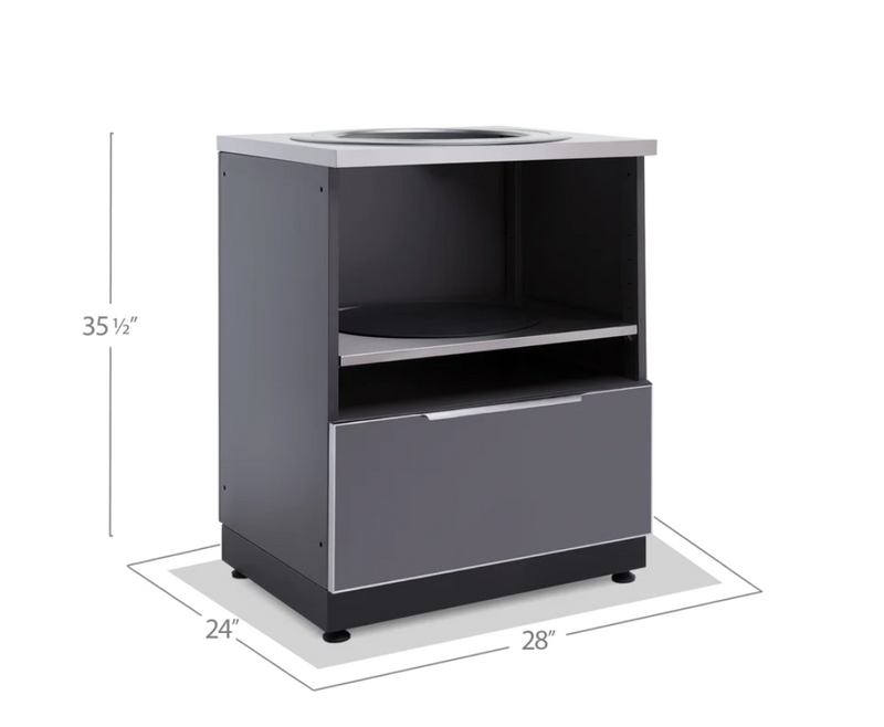 Outdoor Kitchen Aluminum Kamado Cabinet