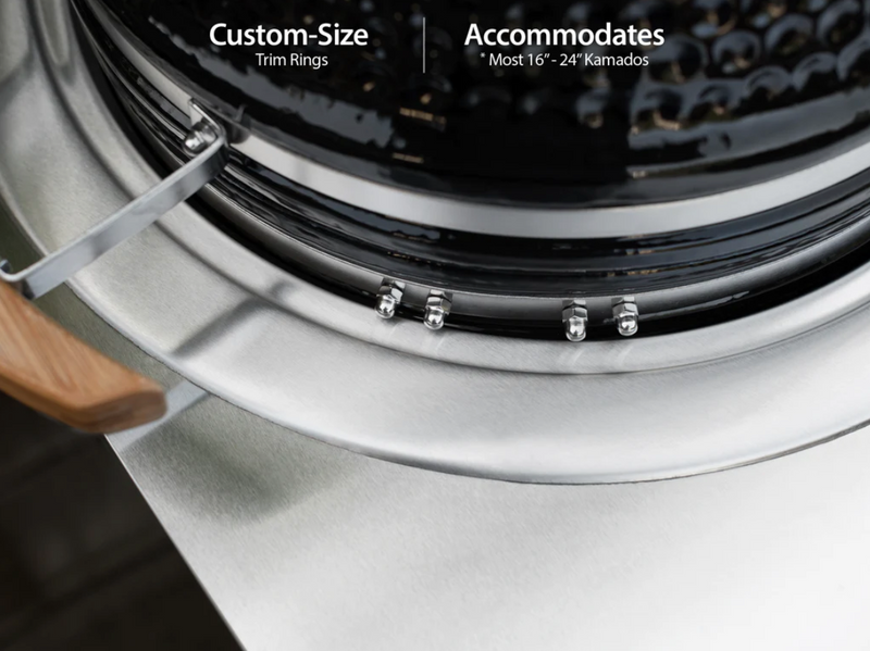 Outdoor Kitchen Aluminum Kamado Cabinet