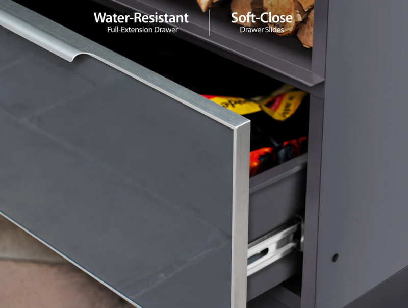 Outdoor Kitchen Aluminum Kamado Cabinet