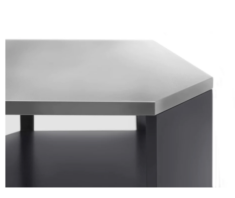 Outdoor Kitchen Aluminum 90-Degree Corner Shelf