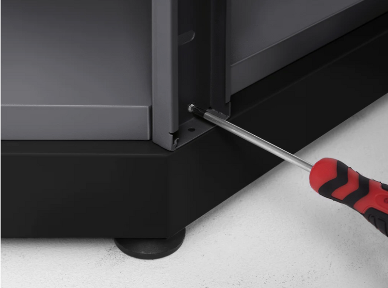 Outdoor Kitchen Aluminum 90-Degree Corner Shelf