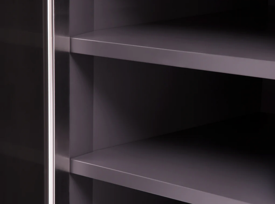 Outdoor Kitchen Aluminum 45 Degree Corner Cabinet - Slate Gray
